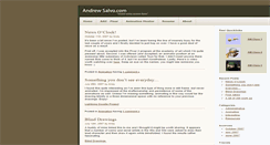 Desktop Screenshot of andrewsalvo.com
